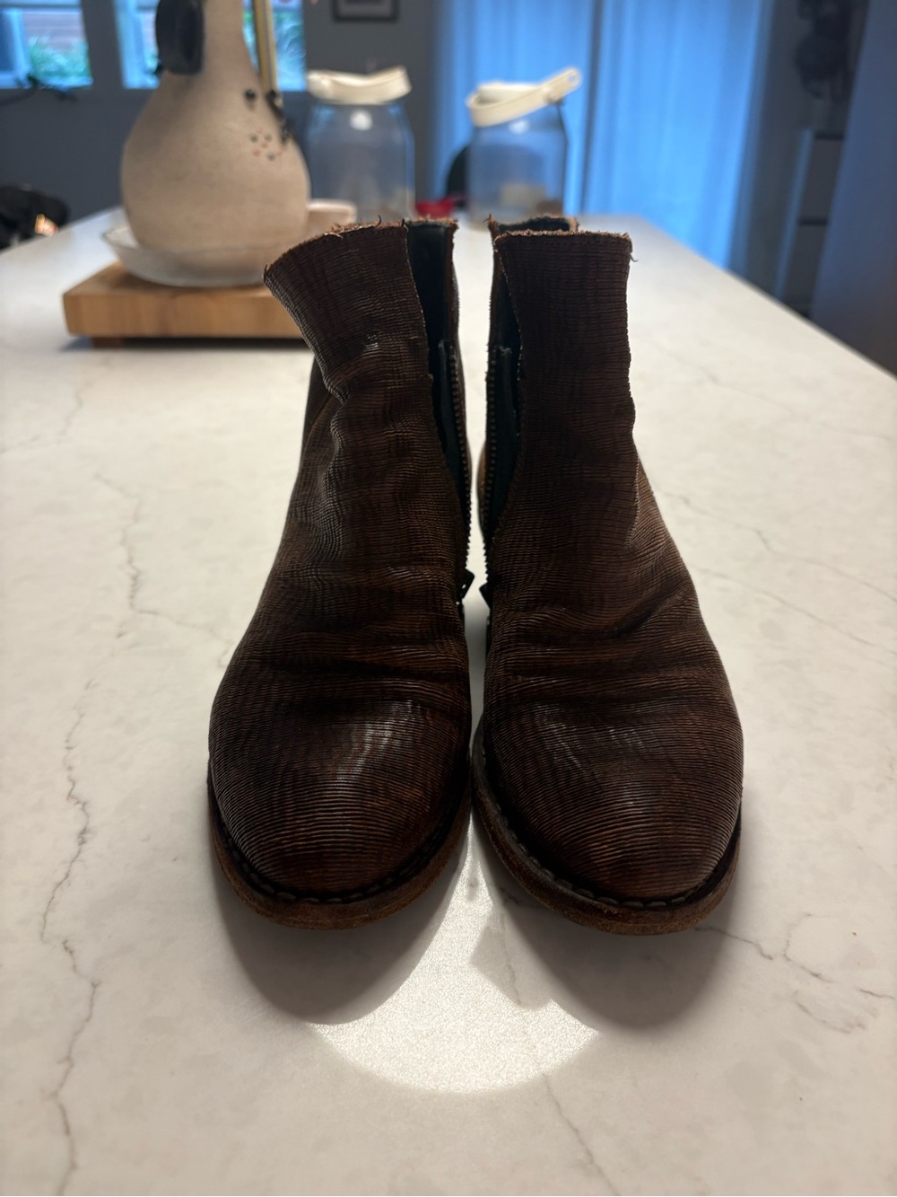 Fiorentini + baker Brown Leather Zip Ankle Boots - Classic Chelsea Style